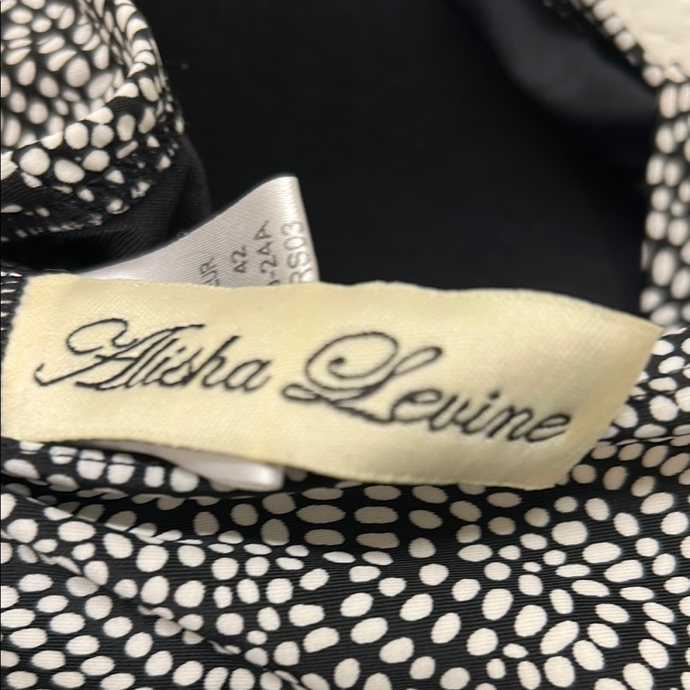 Alisha Levine Black and White Bathing Suit - 12 - Picture 4 of 10